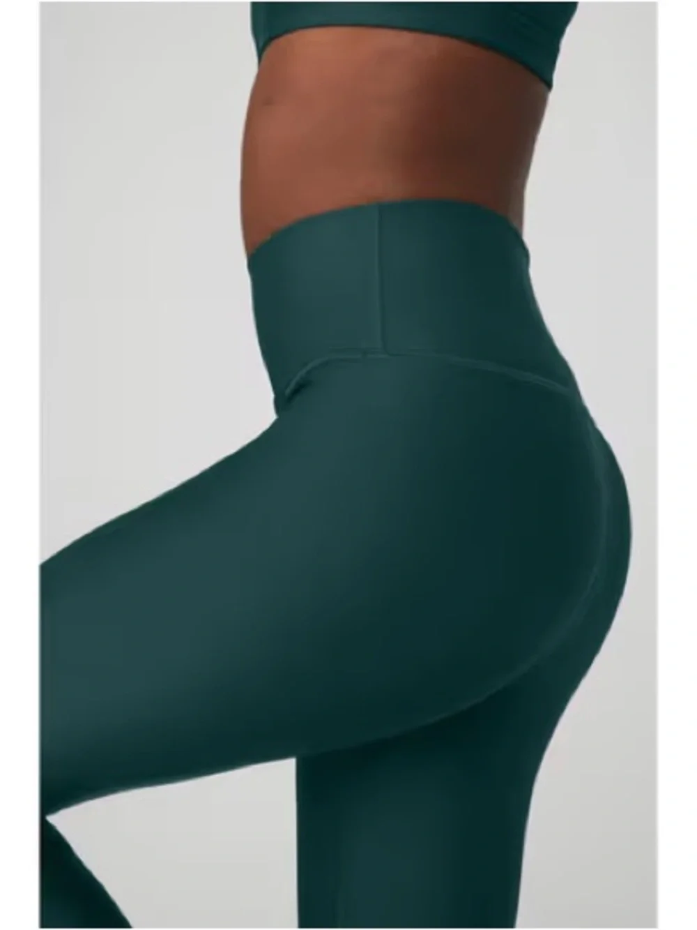 ALO 7/8 High Waist Airlift Legging in Midnight Green